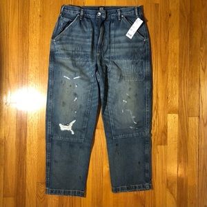 Urban Outfitters BDG Double Knee Distressed Jeans Size 34